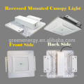 5 years warranty ETL UL DLC IES file recessed gas station canopy light luminaire 140w anti explosion